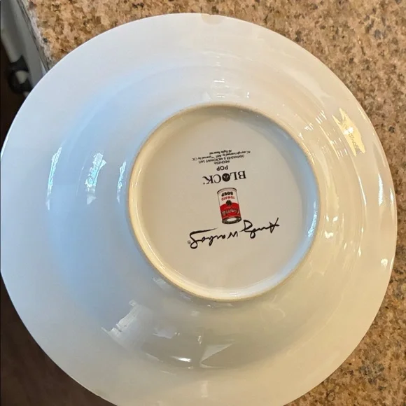 Rare Vintage Andy Warhol Campbell’s Soup Bowls. set of 6 manufactured by Block. - Picture 4 of 13